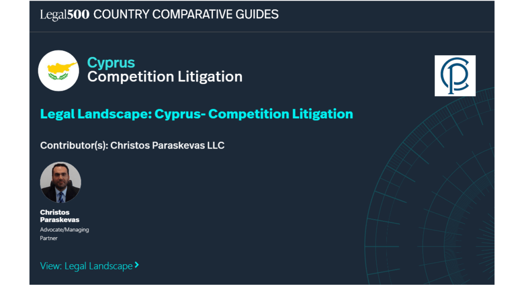Christos Paraskevas LLC Contributes to The Legal 500 Competition Litigation Guide 2026